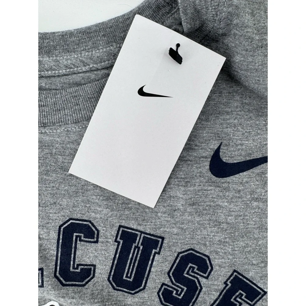 The Nike Tee Syracuse Orange T-Shirt Grey Athletic Men's XXL NWT